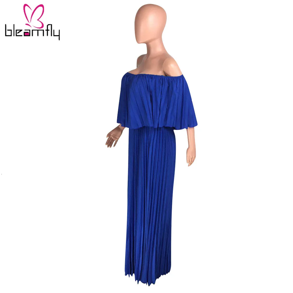 2019 женское осеннее летнее пляжное Плиссированное свободное платье винтажное