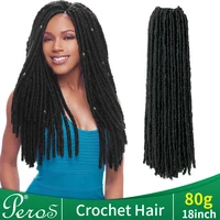 synthetic faux locs crochet braids hair dreadlocks knotless hook dreads ombre color braiding hair extensions for black women