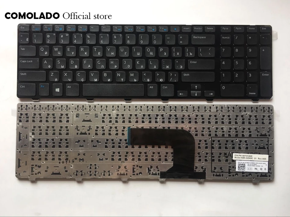Русская клавиатура для ноутбука DELL 17R 3721 3737 5721 N3721 N5721 5737 5357 M731R 5735 V119725BS1 с