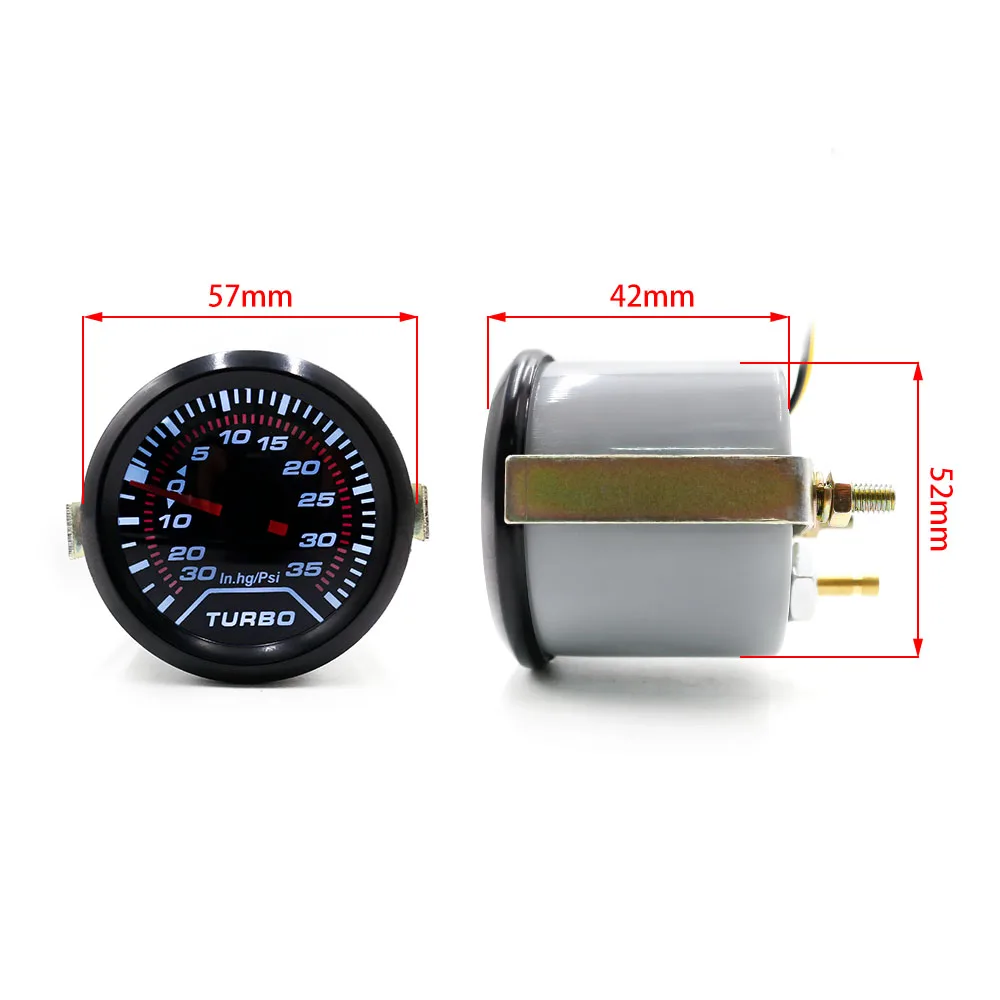 Универсальный Автомобильный цифровой турбонаддув автомобильный указатель с