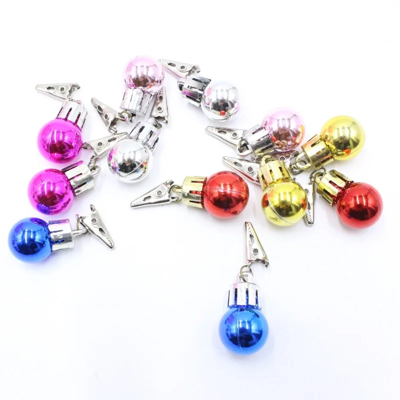 12 шт./компл. украшение для бороды вечеринки колокольчики Рождественские елки