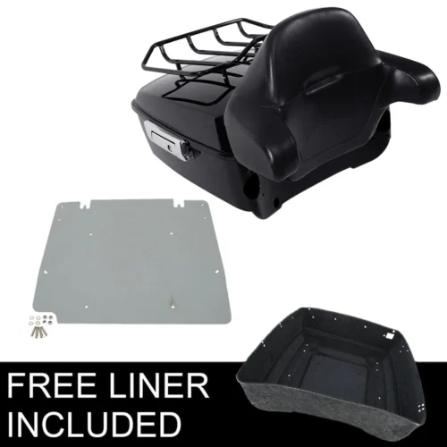 Багажник для мотоцикла с подставкой и спинкой Harley Tour Pack Road King скользящий Electra Glide