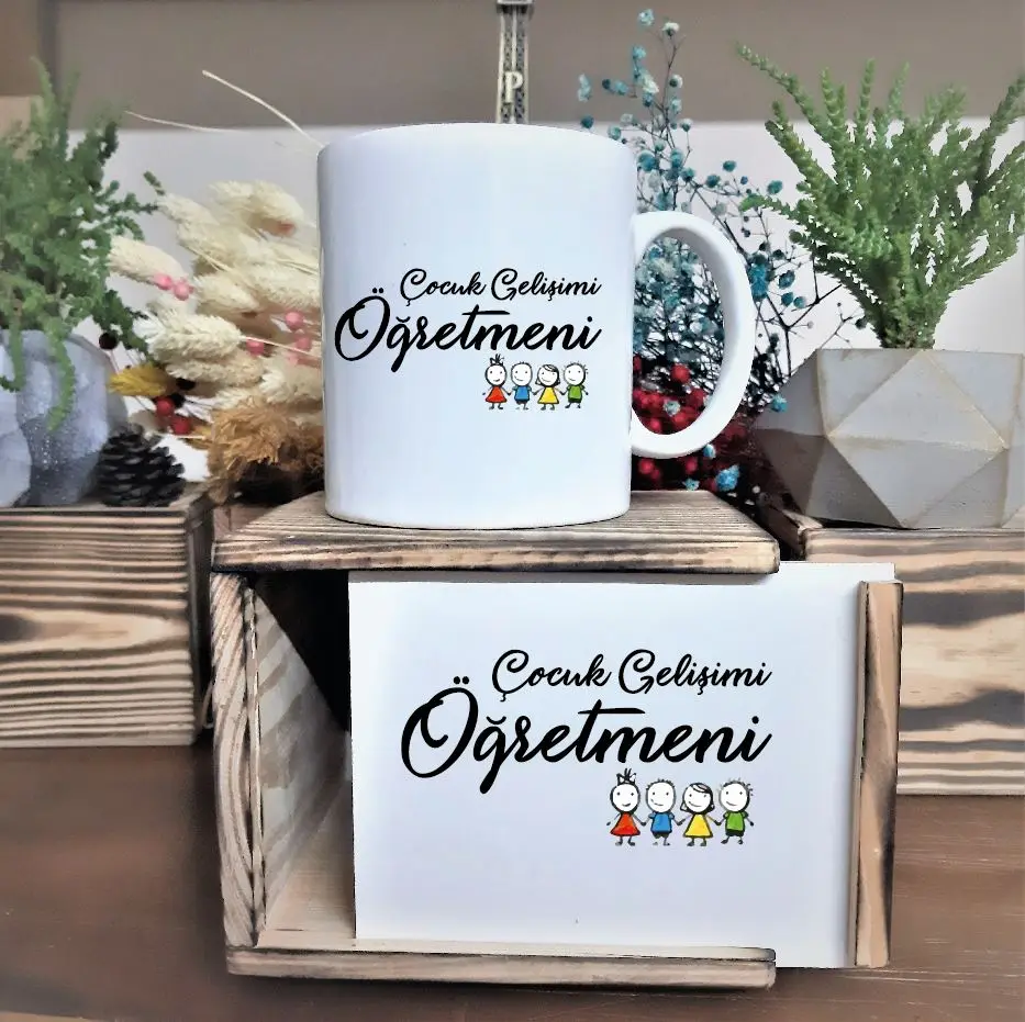 

Teacher Design New Fashion Wood Boxed Mug Cup