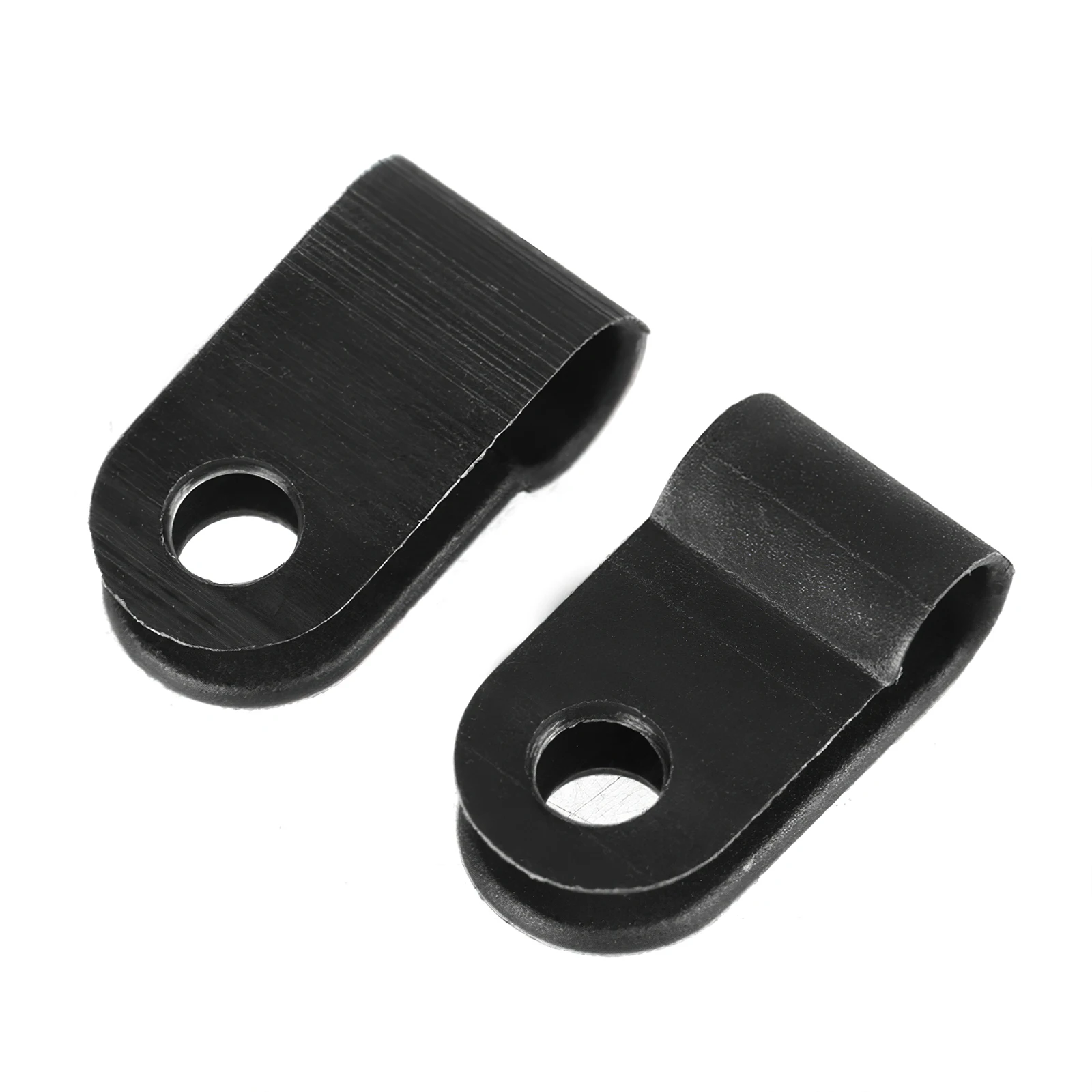 

High Quality 200PCS R-Type Nylon Cable Clamp Plastic P Clips Black Nylon Fasteners Cable Mounting Fix Hardware Durable Useful
