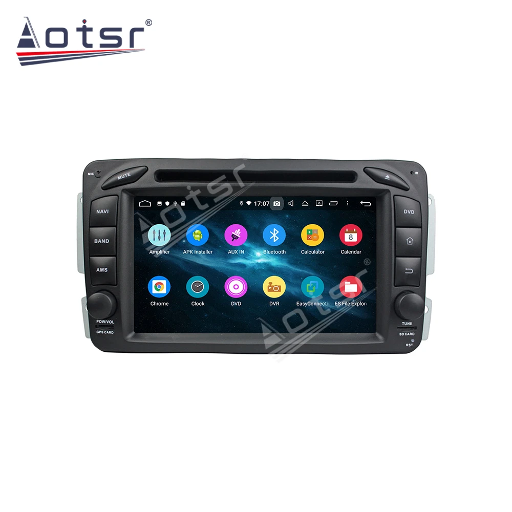 Автомобильный GPS-навигатор для Mercedes-Benz W163/CLK W209 2002 + Android 10 128 ГБ автомобильный