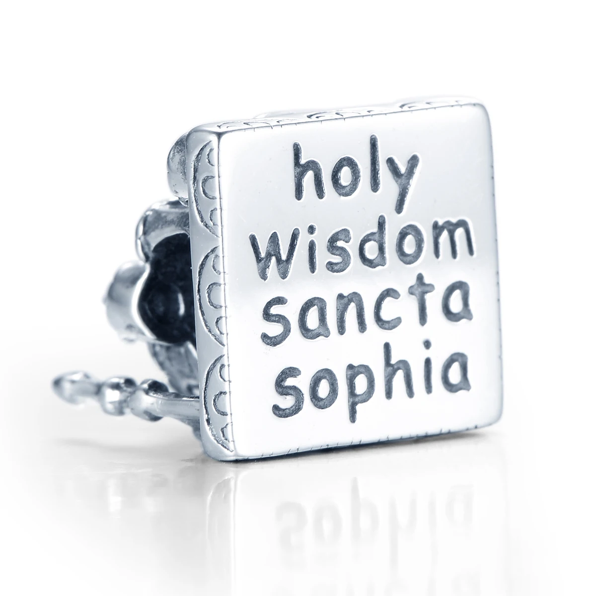 925 стерлингового серебра браслеты с подвесками и замка в винтажном стиле Софии