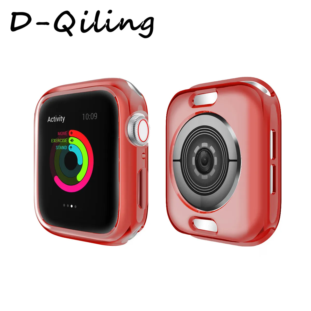 Бампер для apple watch series 3 4 2 1 5 Мягкий защитный чехол из ТПУ Защита задней рамки 42 мм 38