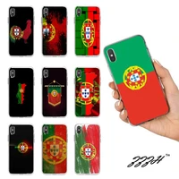 portugal flag phone case for iphone 7 8 plus x xs max xr 11 12 13 mini pro max se2 transparent soft clear cover