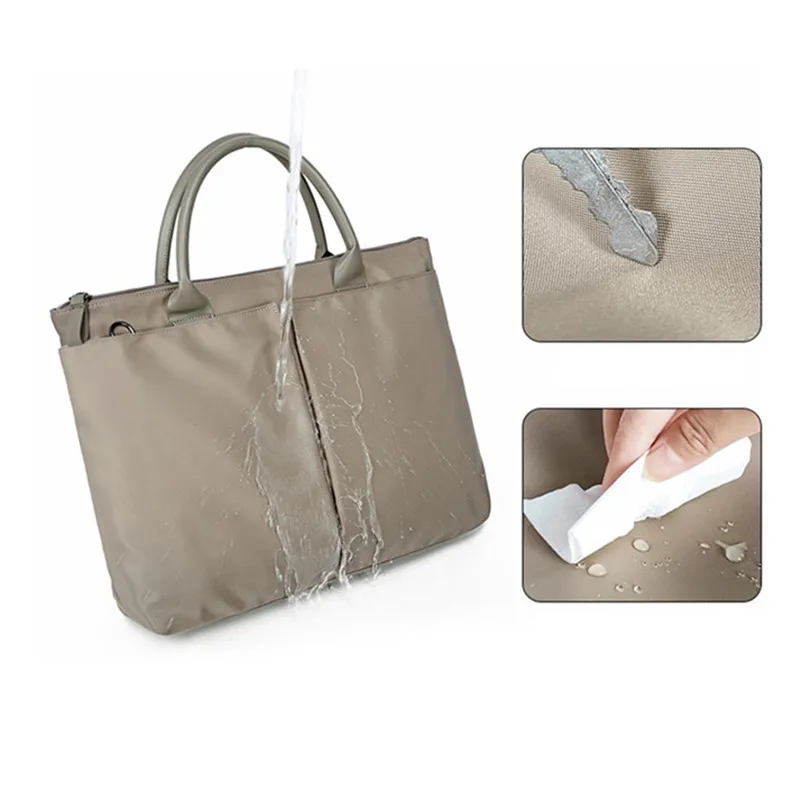 Women's Laptop Briefcase Waterproof Computer Bag Business Document Organizer Tote Handbag Messenger Purse Pouch Accessories