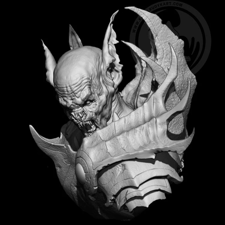 

1/10 Resin Bust Model Sci-Fi Vampire Hunter Seraphim X213