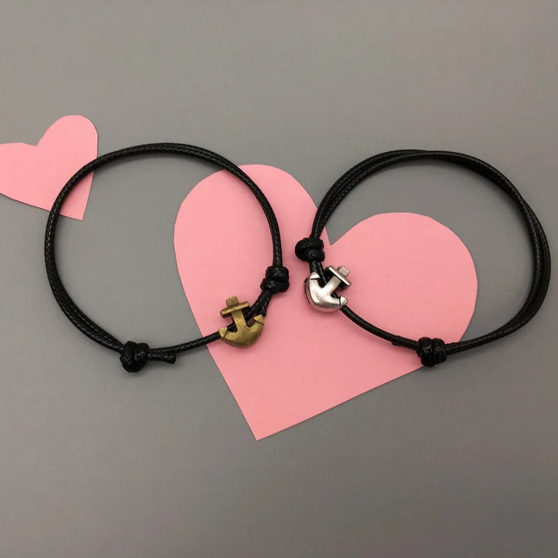 2 шт./компл. браслет для пар женщин и мужчин 2019 простой веревочный ручной работы