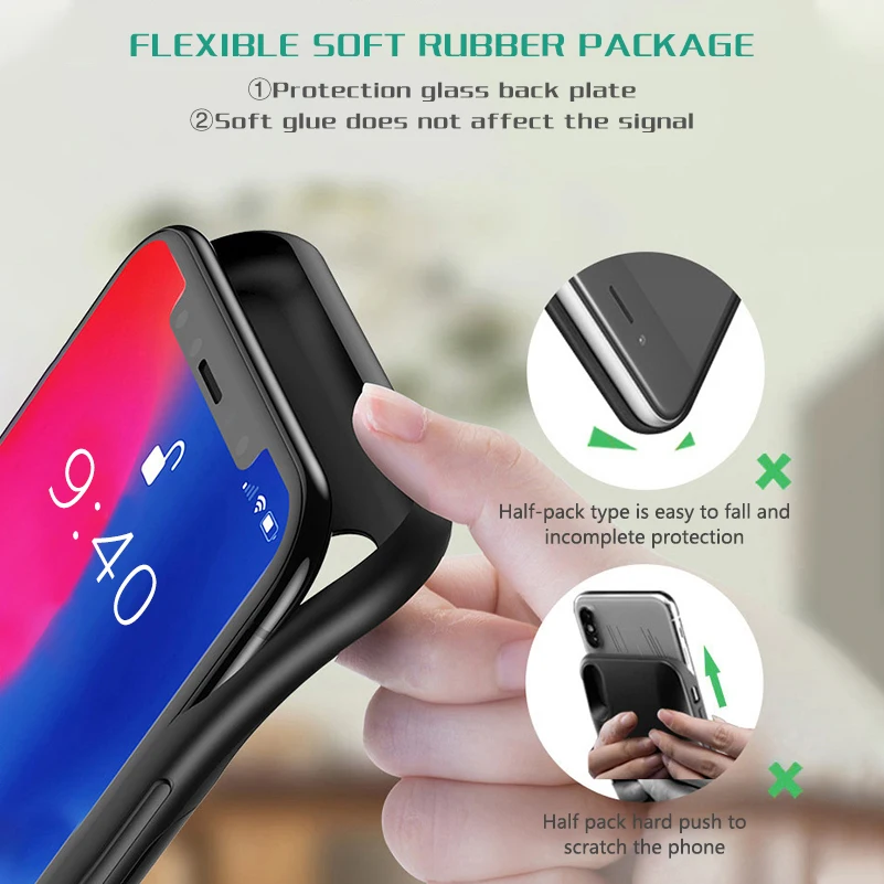 

External Backup Power bank Charging Case For iPhone 6 6s 7 8 plus case Wireless Battery Charger Case For iPhone 6 S7 8 PowerBank