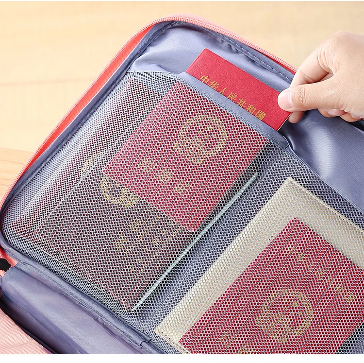 Органайзер для хранения косметики домашняя Водонепроницаемая розовая сумка на