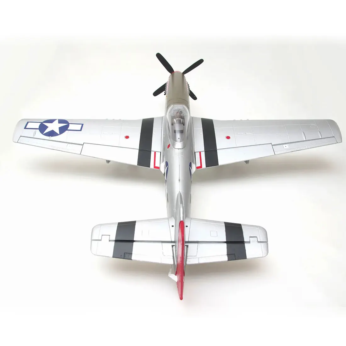 1100 мм P 51 пропеллер истребитель RC самолет сборки защита от падения самолетов (без