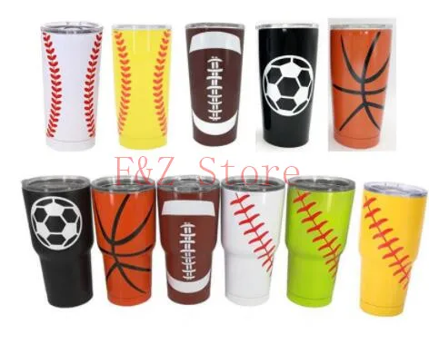 

20pcs 20oz 30oz Baseball Softball Tumbler Cups Stainless Steel Double Wall Vacuum Insulated Mugs Beer Travel Sport Mugs