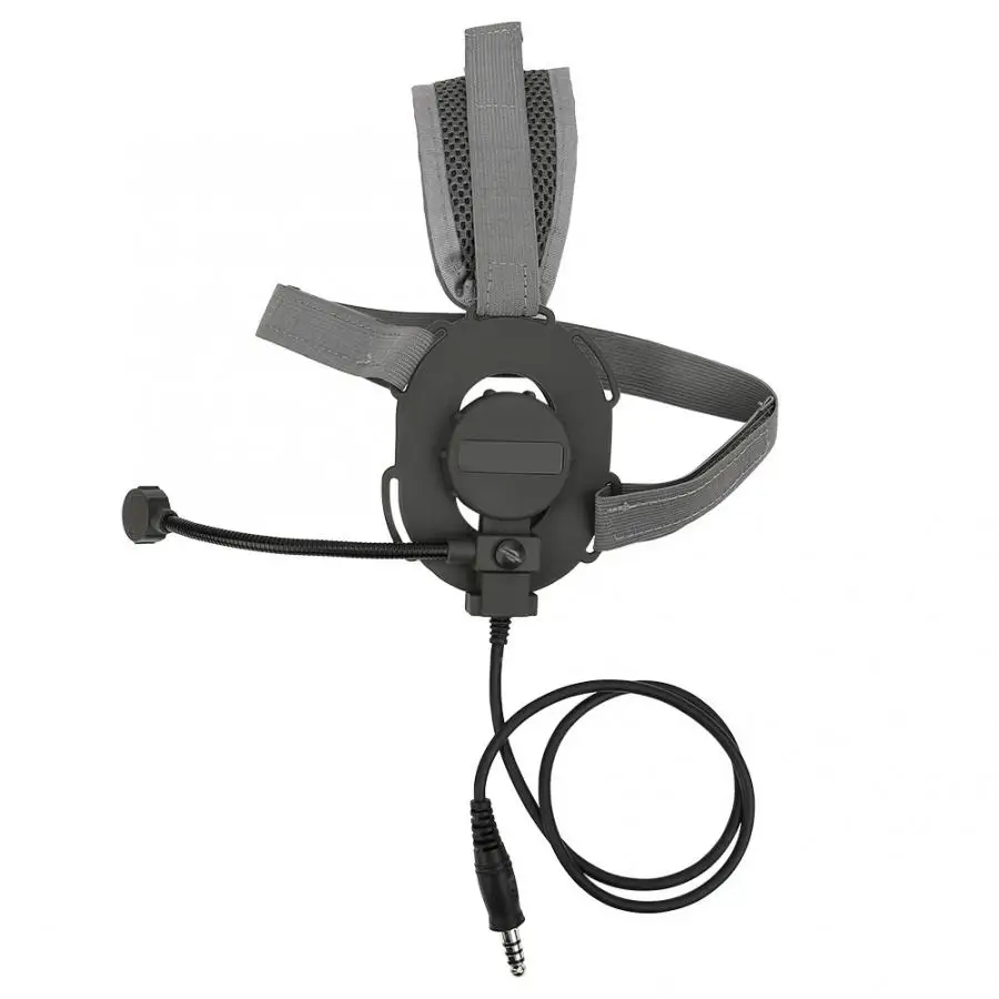 Профессиональная пластиковая односторонняя гарнитура с регулируемой повязкой