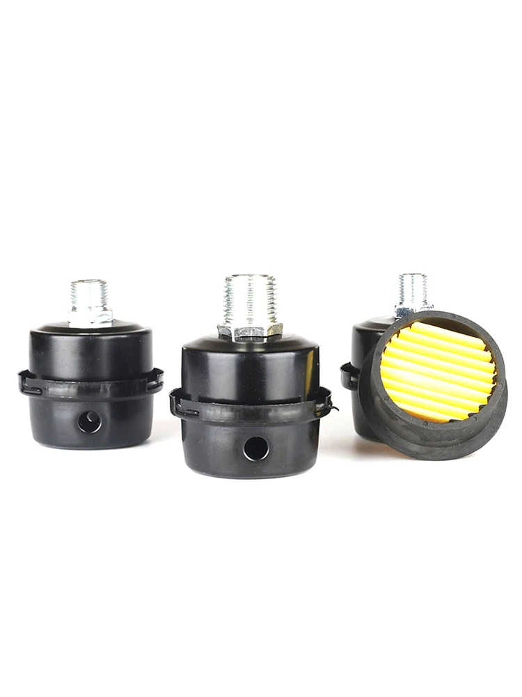 13mm/16mm/20mm Air Compressor Parts Metal Intake Filter Noise Muffler Silencer 1/2'' 5/8" 3/4'' Thread M12 |