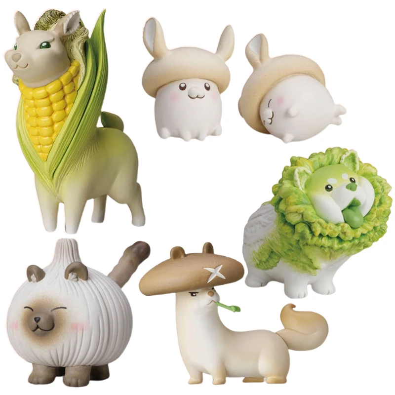

STASTO Capsule Toy Vegetable Fairy First Bomb Corn Deer Kagou Garlic Cat Shiitake Mushroom Weasel 71281 Capsule