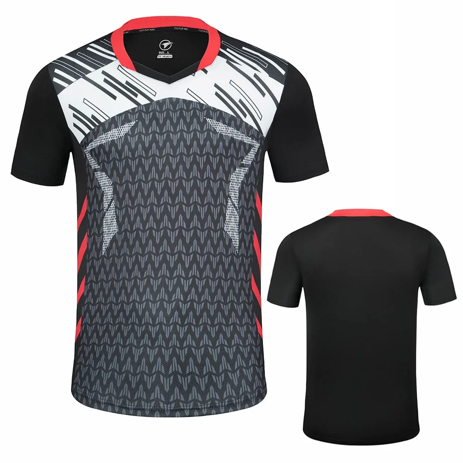 Male Female Tennis T-Shirt Shorts , Girl Badminton T-Shirts , Men Women Table Tennis TShirts , Ping Pong Shirt Clothes Sportwear