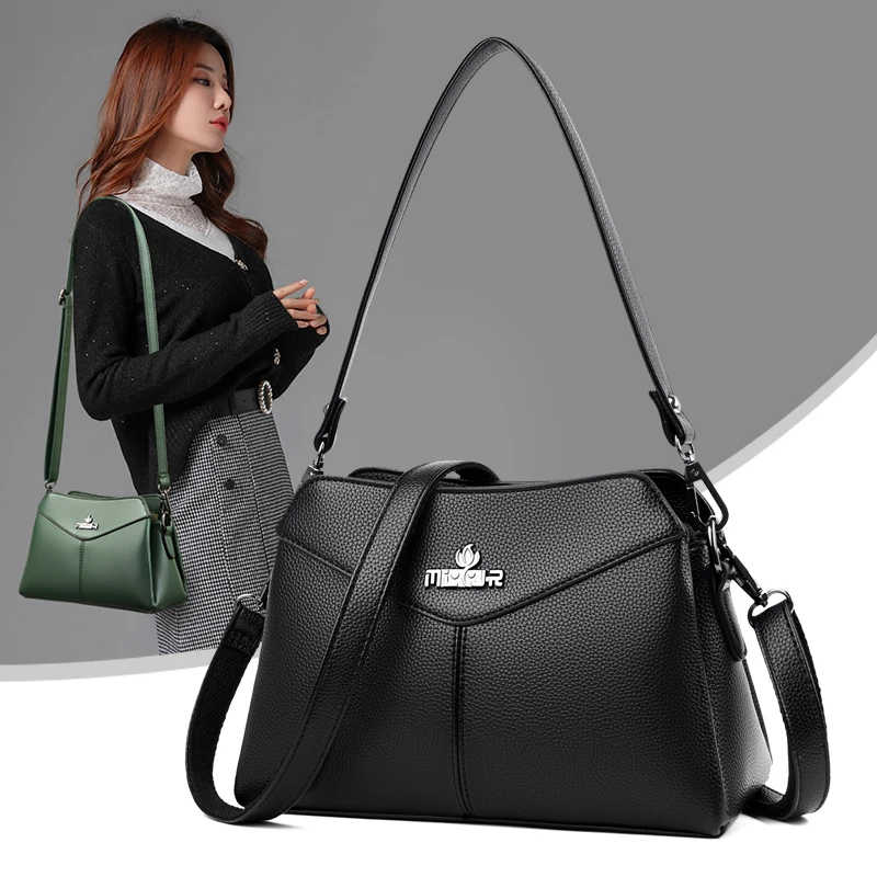 

OLD TANG Fashion Casual Women's Handbag Designer High Quality Leather Shoulder Bag for Women New 2020 Luxury Ladies Tote Bag