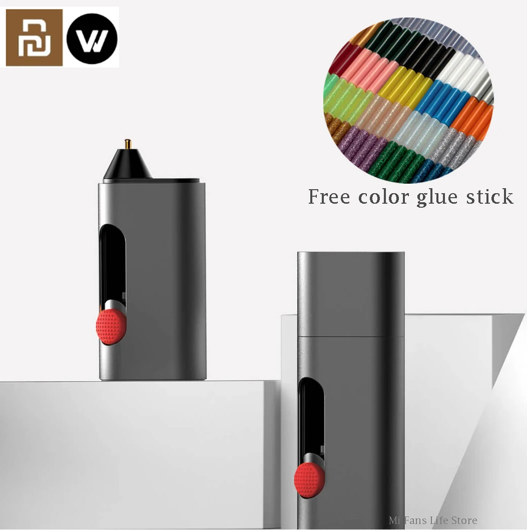 

Мини-термоклеевой пистолет Xiaomi Wowstick, набор электрических термоклеевых пистолетов, профессиональный инструмент для ремонта, с зарядкой Type-C