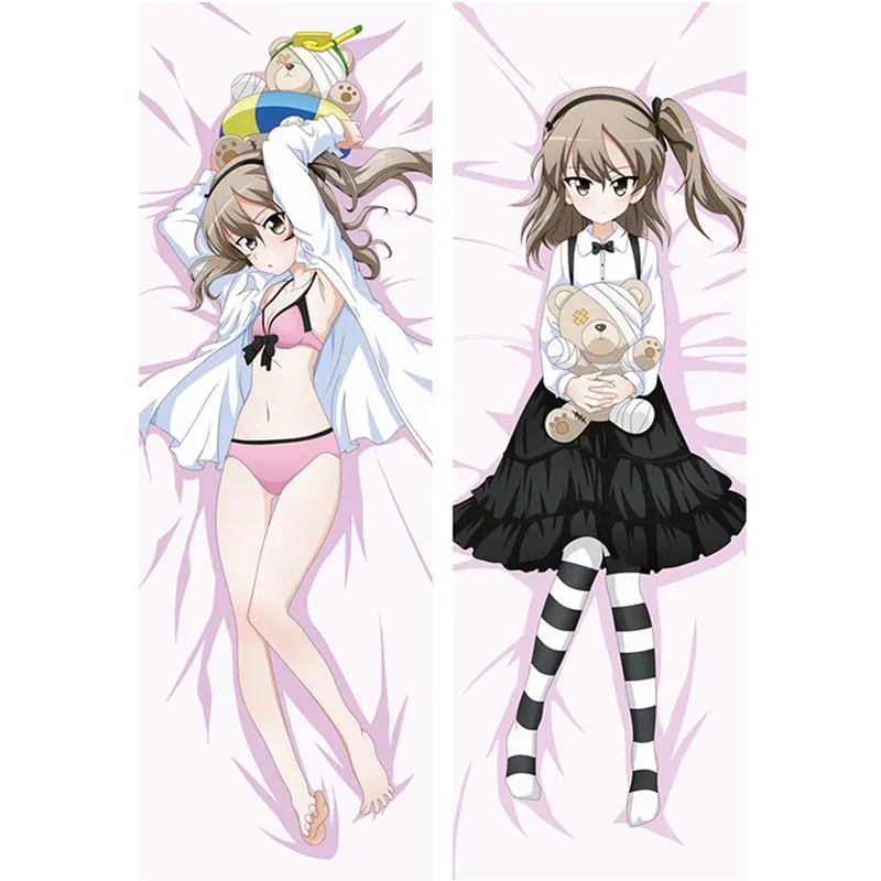 Аниме для девочек и танки накидка подушки Саори takebe Dakimakura Чехол сексуальная