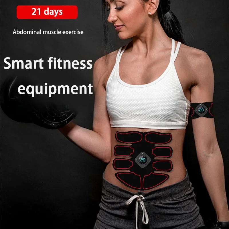Стимулятор мышц для тренировки живота электростимулятор домашний тренажер