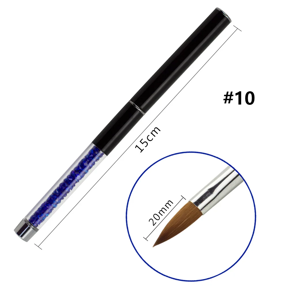 Набор акриловых кистей для дизайна ногтей 3 размера|Принадлежности ногтей| |