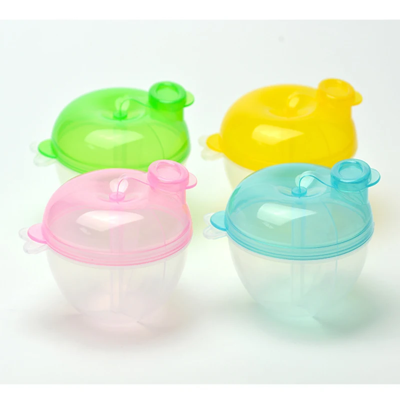 Детская манеж Портативный 3 Слои Питание Молоко Еда емкость для порошка