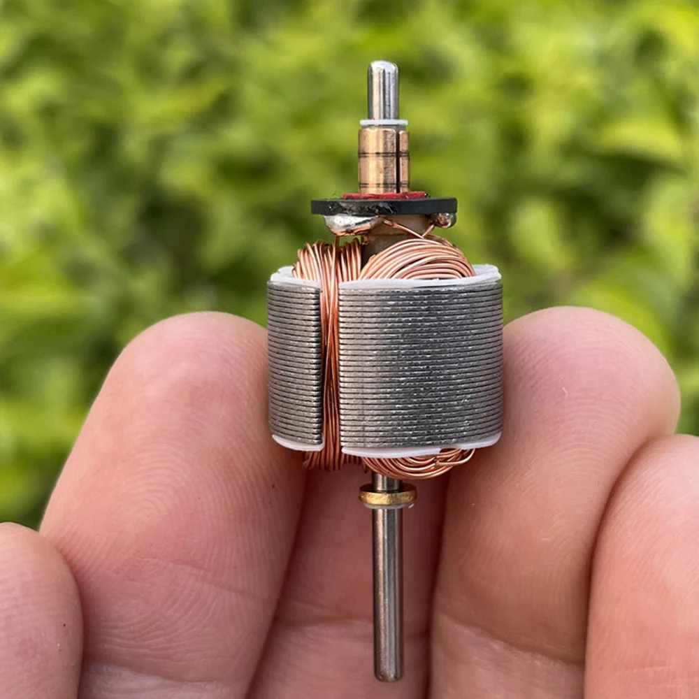 Плоский двигатель постоянного тока 260 сделай сам маленький длинный вал 2 мм