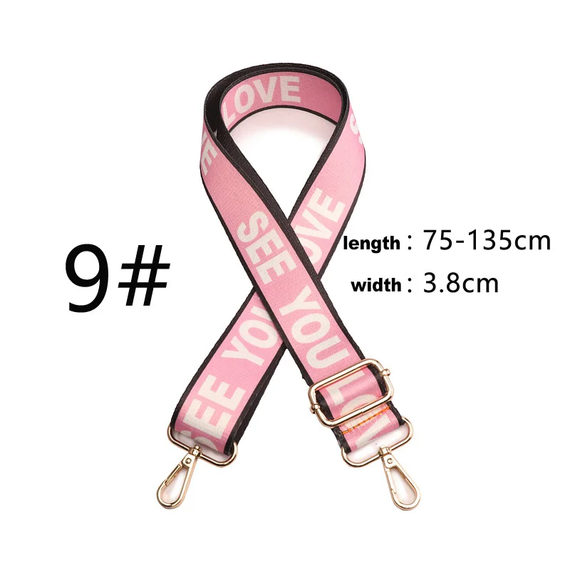 Модная Регулируемая лямка для женщин цветной ремень на плечо Дамский саквояж