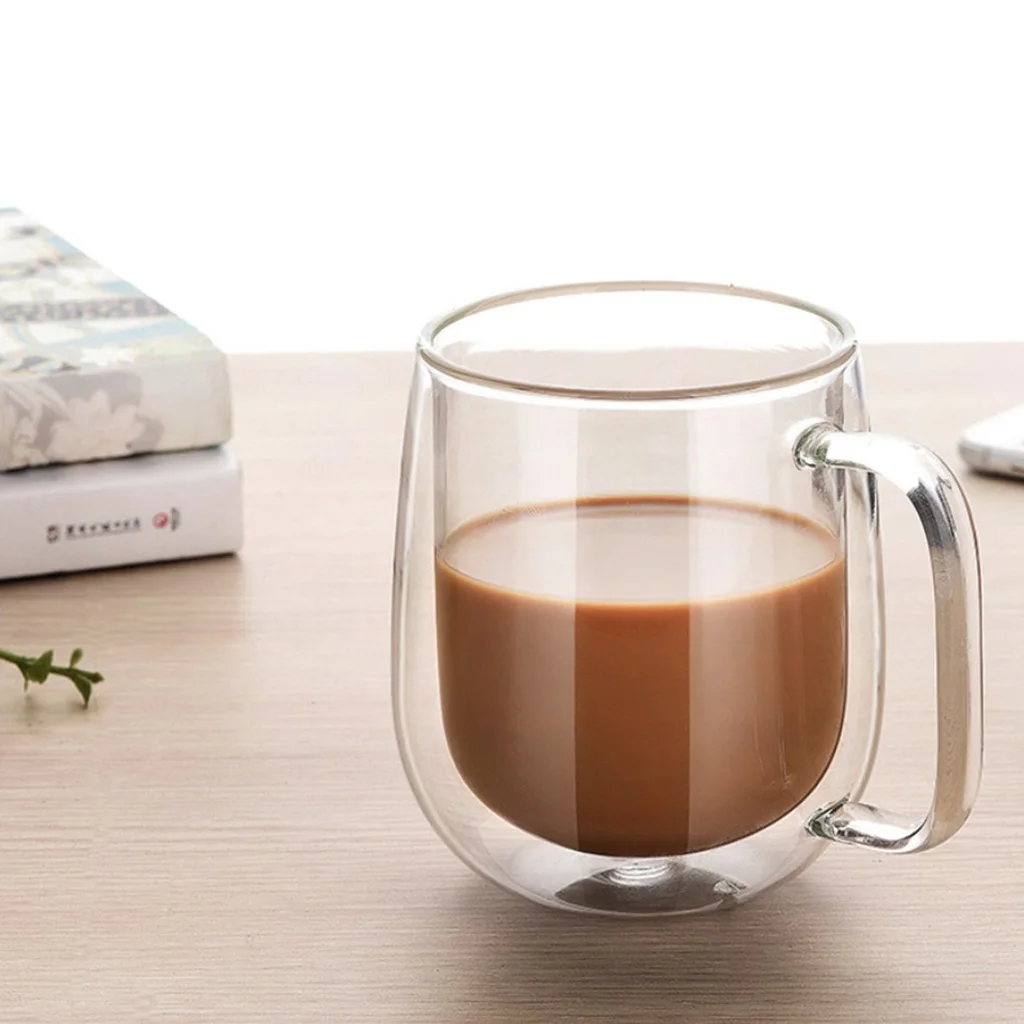 Кофе или Чай чашки для напитков очки с двойными стенками Термальность