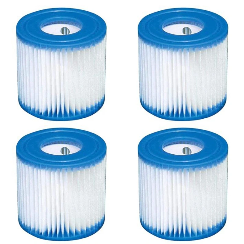 

4 Pcs Pool Filter Cartridges Type H Replacement Swimming Pool Filter for Intex H,29007E Pool Filter Cartridges
