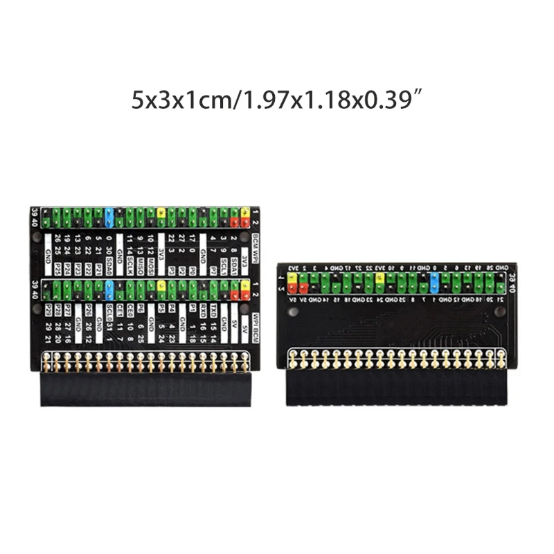 

Raspberry Pi 400 GPIO Header Adapter 40 PIN Color-Coded Header Expansion Board