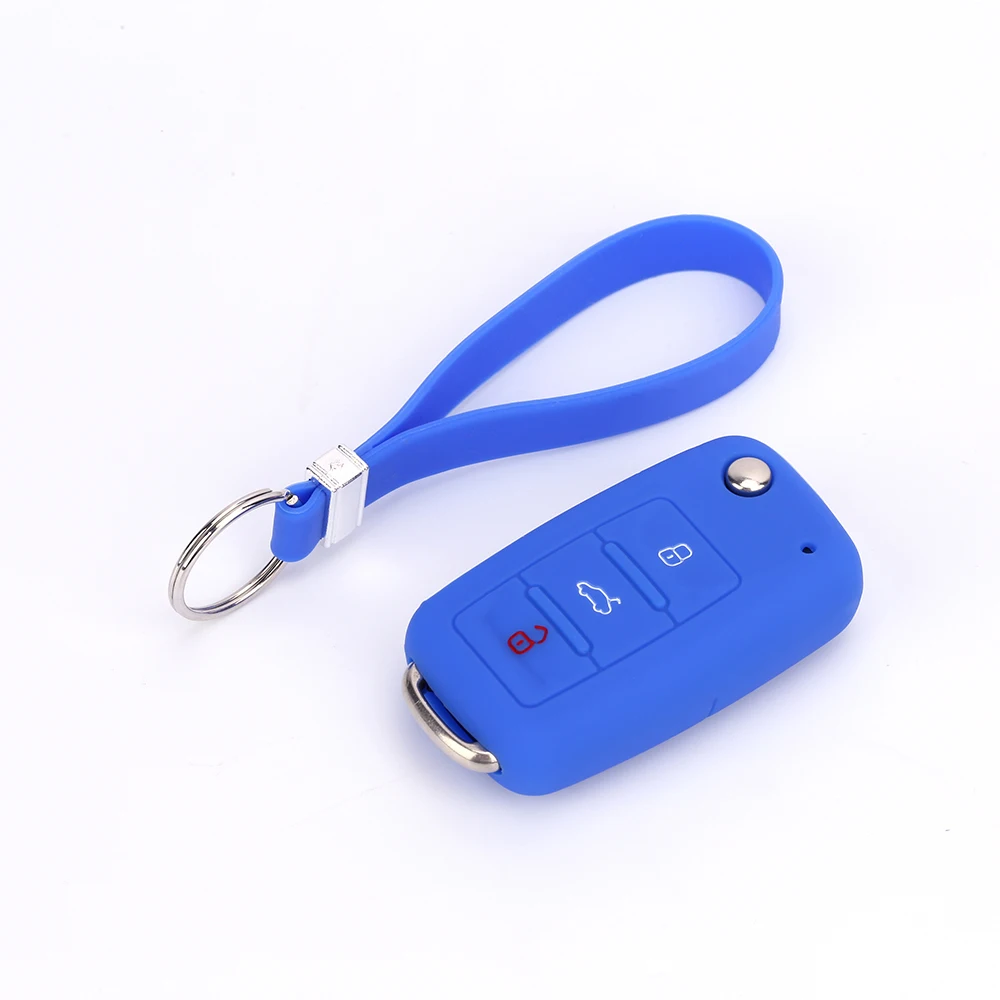 

Cheap Price Promotional Gifts Eco Friendly Soft Rubber Silicone Wrist Keychain Keyring Simple Strap Keychains Useful Key Chain