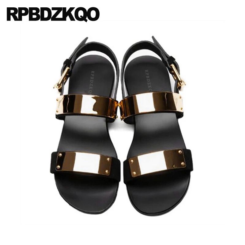 Модное платье с застежкой повседневные мужские сандалии 2021 открытые летние