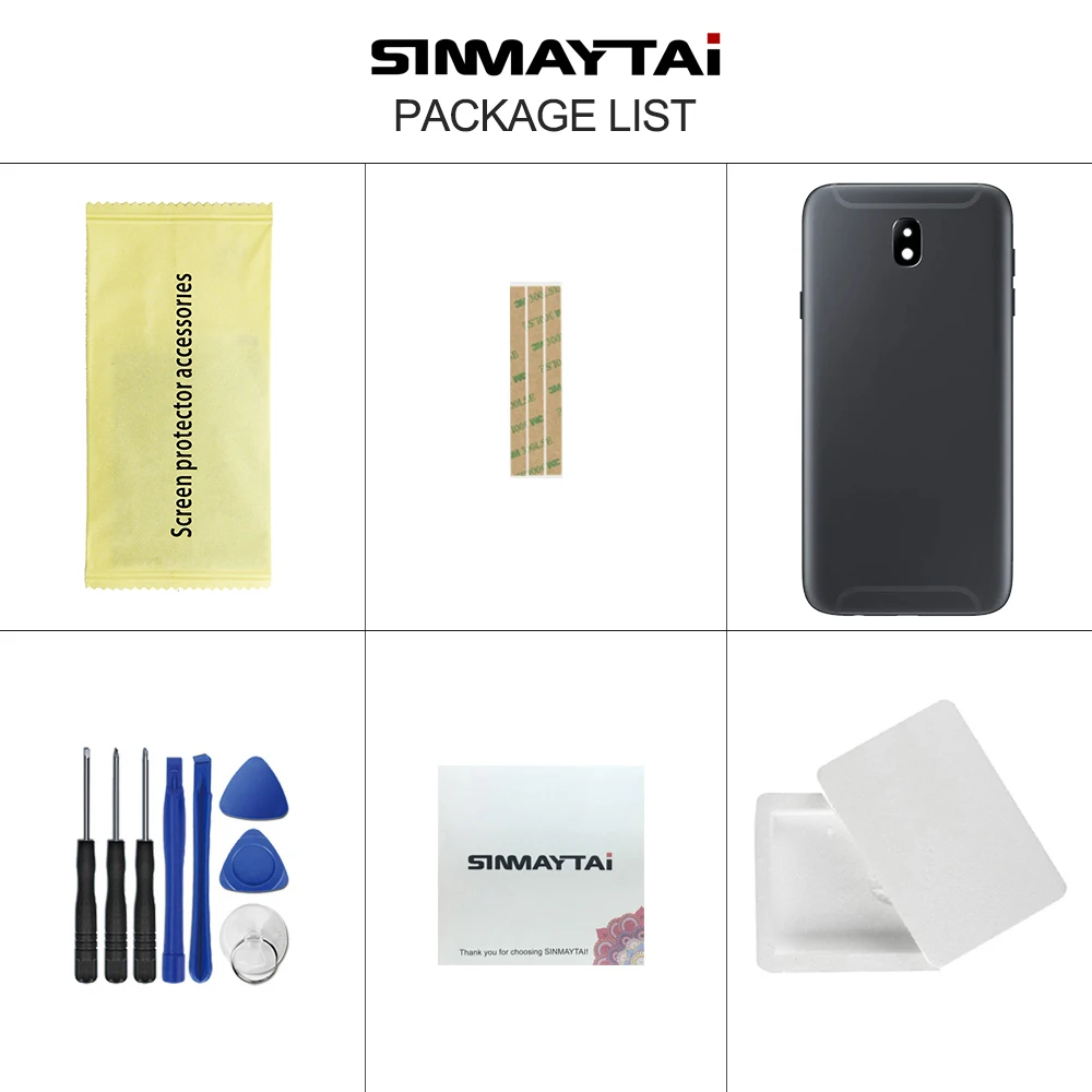 Новый чехол с полным покрытием корпуса J530 J730 для Samsung Galaxy J5 J7 2017 передняя средняя