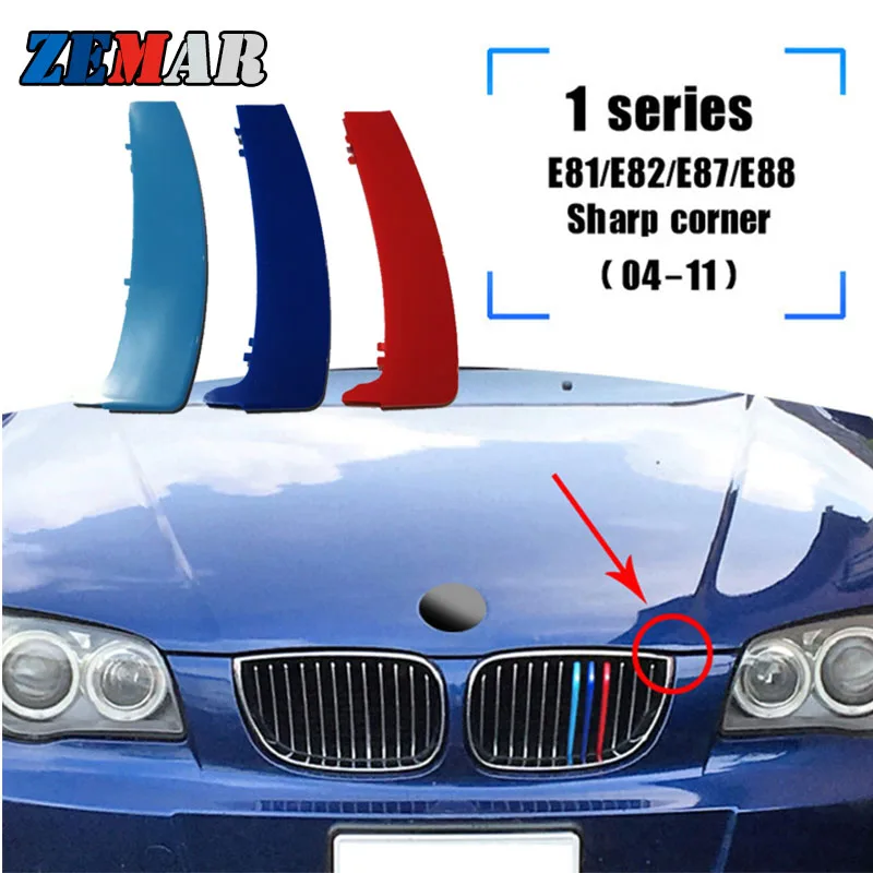 M Автомобильная передняя решетка Газа отделка зажим для BMW E87 E81 E82 E88 аксессуары 1