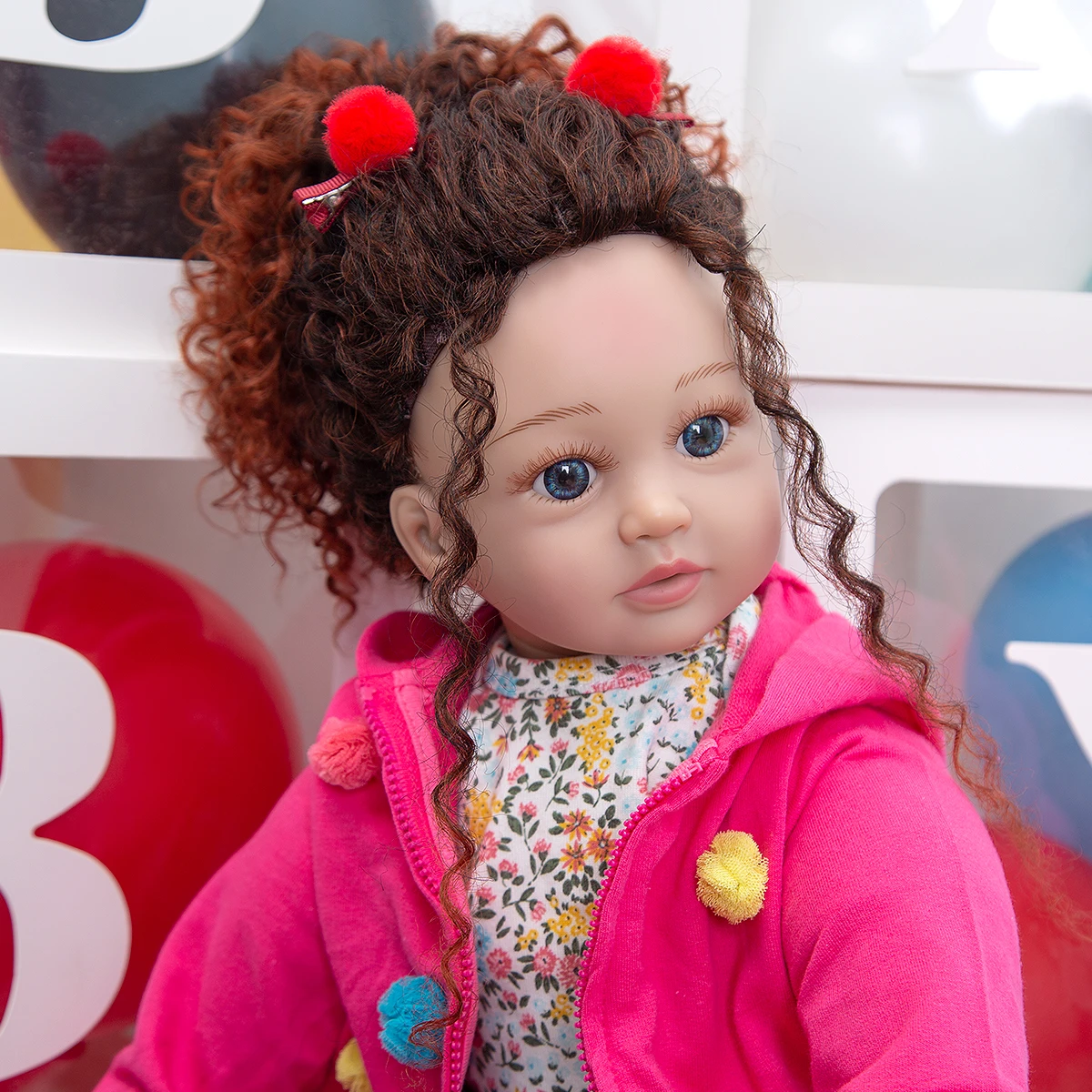 

KEIUMI New Arrival Reborn Dolls 60 cm Cloth Body Stuffed Girl Babies Doll Toy Wear Fashion Suit Clothes Toddler New Year Gifts