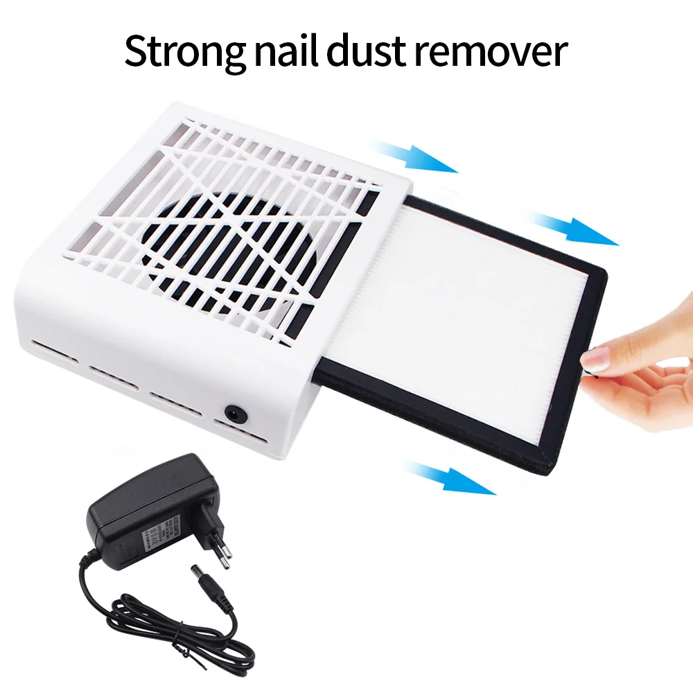 Пылесборник для ногтей 65 Вт мощный вакуумный пылеуловитель маникюрный аппарат