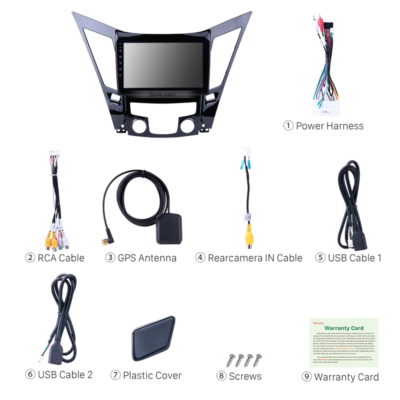 9-дюймовый автомобильный радиоприемник 2 Din мультимедийный видеоплеер на