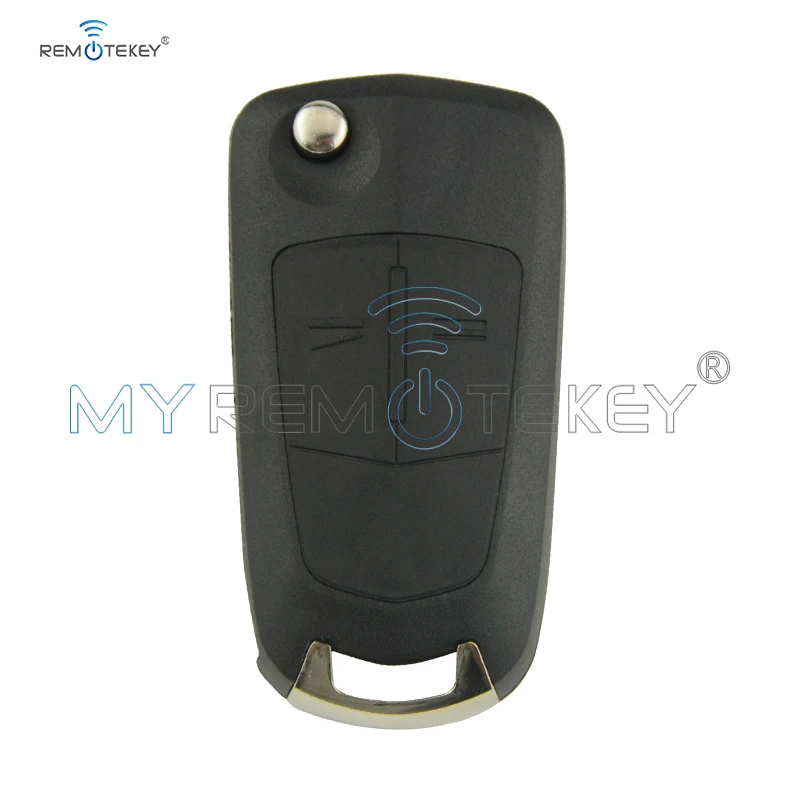 Remtekey флип ключ 2 кнопки DWO5 434 МГц для Opel Antara 2008 2009 2010 дистанционного ключа|Ключ от