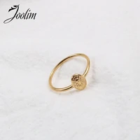 joolim high end gold pvd 2021 new small honeybee rings for women stainless steel jewelry wholesale