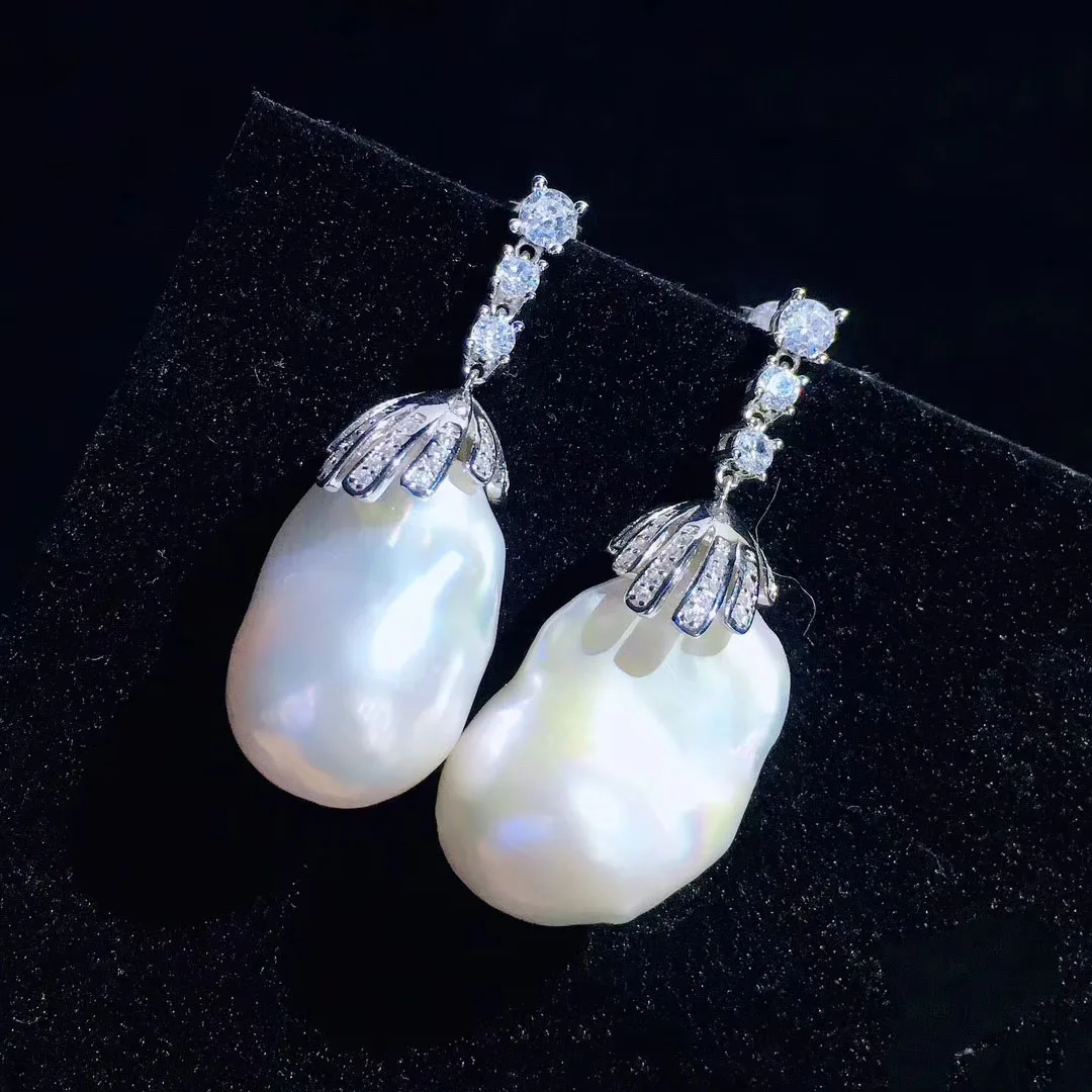 

Серьги-капли из натурального жемчуга Кеши серьги аксессуары в стиле барокко, ювелирные изделия для женщин, подарки