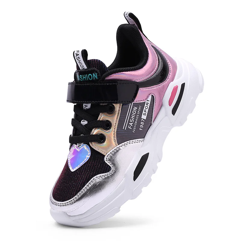 

Children's sports shoes 2019 spring air PU breathable boy sports shoes running shoes big children's school sports shoesSize28-40