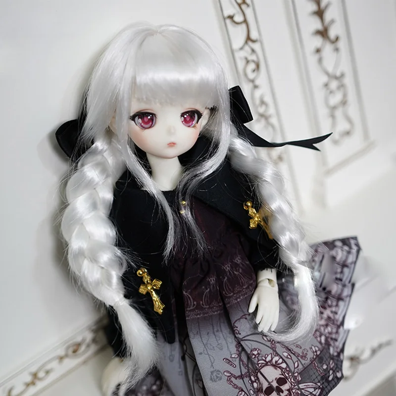 

2020 новый стиль 1/3 1/4 1/6 Bjd парик мохеровый модный провод с косой Bjd парик SD для BJD куклы