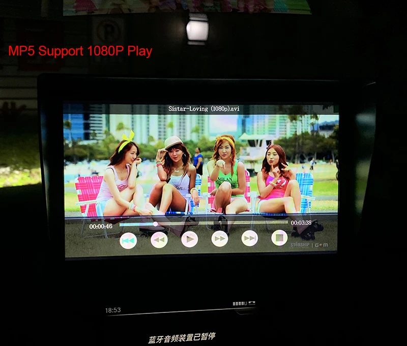 DC 12-36 в TFT lcd HD AHD 1920*1080P автомобиль MP5 автомобиль 4CH DVR видео рекордер монитор для грузовика Ван автобус парковочная камера система