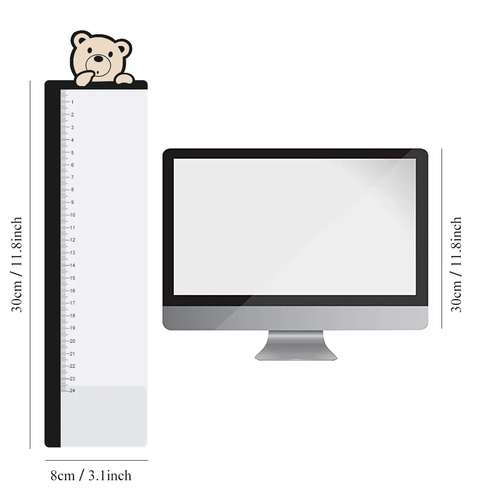 2 шт. доска для записей на дисплее компьютера наклейки экран боковые панели