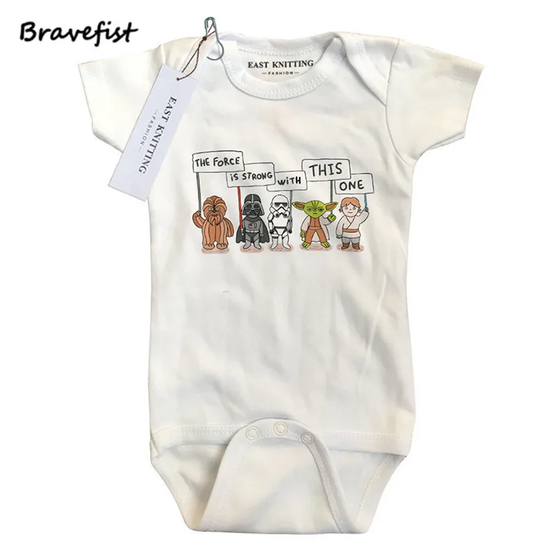 Новинка модная детская одежда хлопковый Летний комбинезон для младенцев девочек