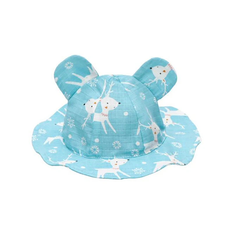 

Toddler Kids Cap Visor Lovely Newborn Hat baby Spring Summer outdoor hats cute ear Visors 3-6 month YBC036